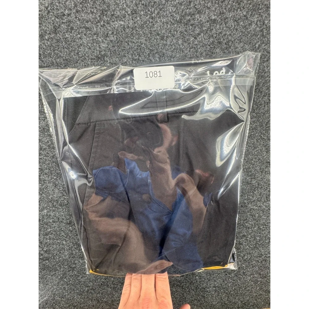Lee Performance‎ Series Tri Flex Relaxed Fit Pants Mens 40x32 Black Straight Leg